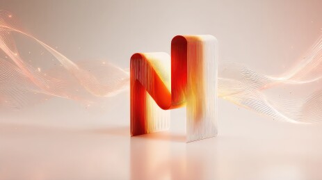 抽象字母M设计时尚感十足背景唯美