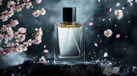 香水樱花梦幻氛围