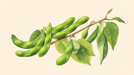 丰收在望的豆科植物