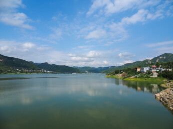 济南锦绣川水库风光
