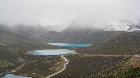 中国四川巴塘姊妹湖国家湿地公园