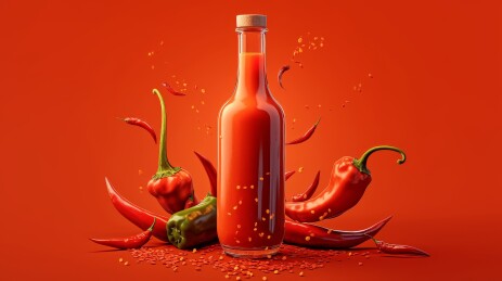 辣椒与酱汁的激情碰撞