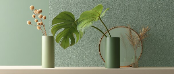 简约绿植装饰场景