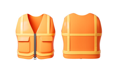 卡通工作服模型3D渲染