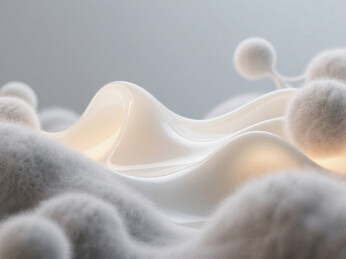 柔软曲线与绒球