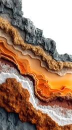 岩石层理抽象艺术