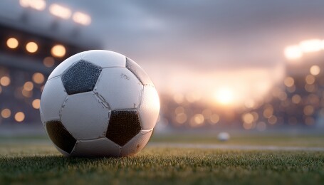 绿茵场上的足球