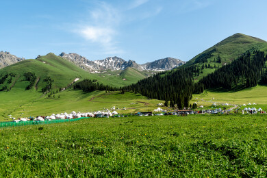 中国新疆那拉提草原