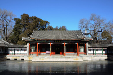 北京市北海公园清代建筑“画舫斋”