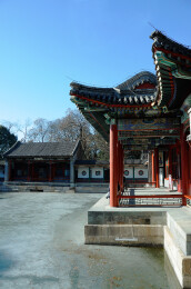北京市北海公园清代建筑“画舫斋”