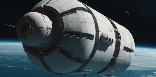 太空中的航天器