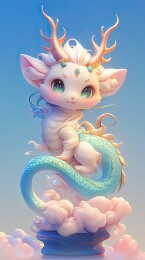 梦幻云端的龙猫