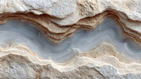 岩石层理结构特写