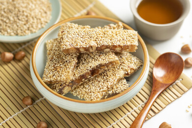 牛皮糖特写