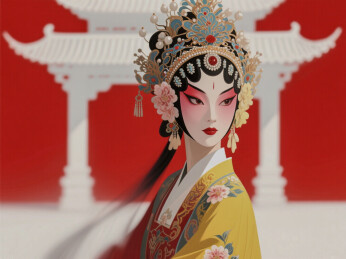 戏曲人物的东方神韵