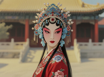 戏曲人物的东方神韵