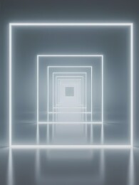 无限延伸的光廊