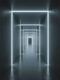 无限延伸的光廊