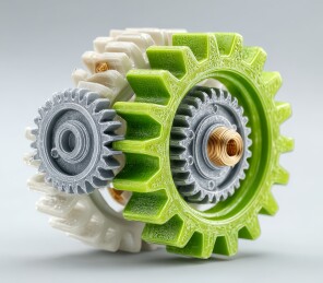 3D打印多彩齿轮组合件