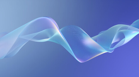 透明流动结构霓虹反射  