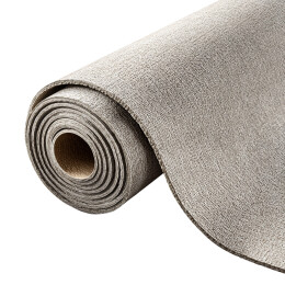 卷起的灰色纹理地毯