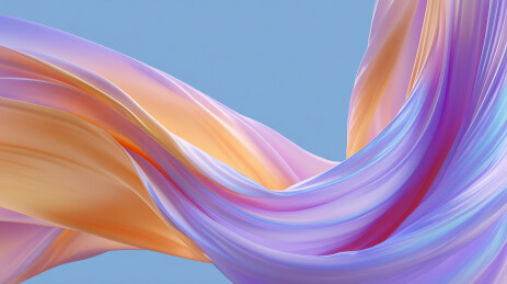 粉彩漩涡丝滑流动结构  