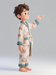 穿居家服的男士