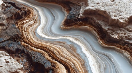 岩石层理纹理特写