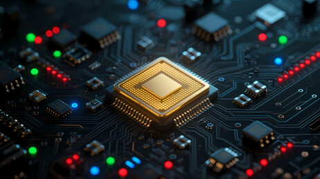 科技电路板与LED灯光