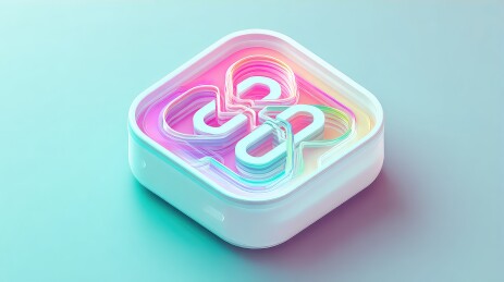 三维语言logo设计科技感十足