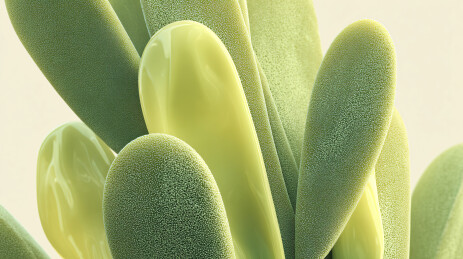 绿色仙人掌特写画面