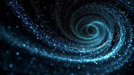 浩瀚宇宙中的螺旋星系