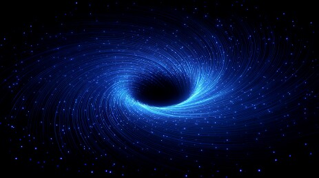 抽象数字艺术科技感同心圆光点