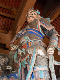 山西长治市长子县唐代寺庙法兴寺彩塑