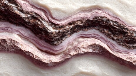 岩石层理结构特写