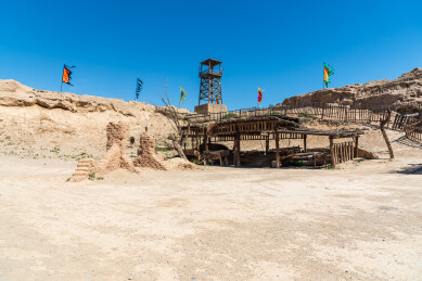 宁夏银川市镇北堡西部影视城明城瞭望塔