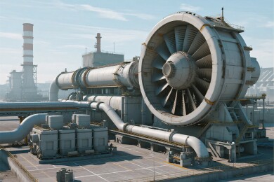 工业风机机械场景