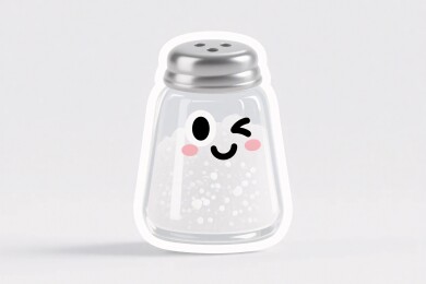 卡通调味瓶插画