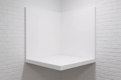 简约白色角形搁板