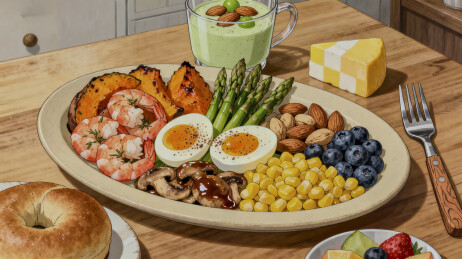 营养均衡的健康餐