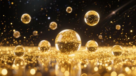 金球炫光感艺术场景