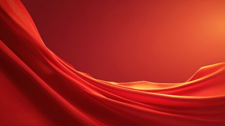 红色飘带喜庆背景