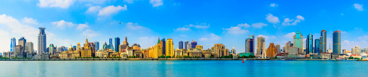 上海外滩万国建筑群全景