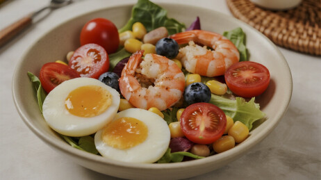 鲜虾牛油果轻食沙拉