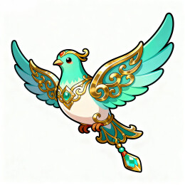 宝石灵鸟展翅奇幻飞升