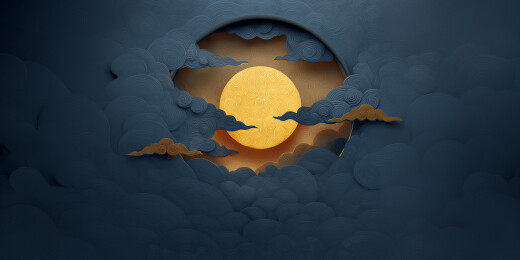 梦幻云月兔3D图  