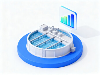 污水处理厂示意图