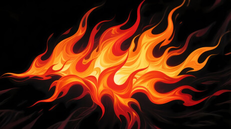炽烈火焰的动态之美