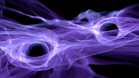 紫色引力波与黑洞