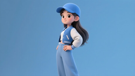 女生插画